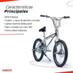 Bicicleta BMX Cromo R20 con rotor 360 - Imagen 3