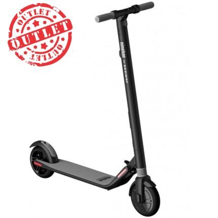 Scooter Segway Ninebot negro (con detalles)