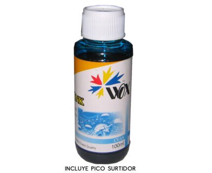 Tinta wox a granel 100ml color cyan