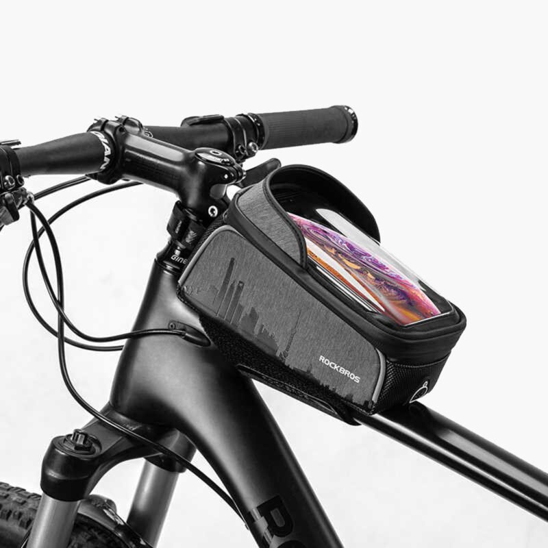 Bolso Rockbros para Bici Con soporte para celular - Imagen 2