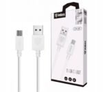 Cable Inkax Micro USB 5a 1m blanco