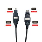 Cable 4 En 1 Hdmi Blackweb 4k Ultra Hd