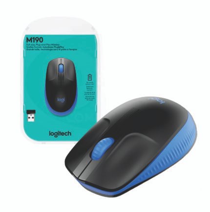 Mouse Logitech M190 inalámbrico azul