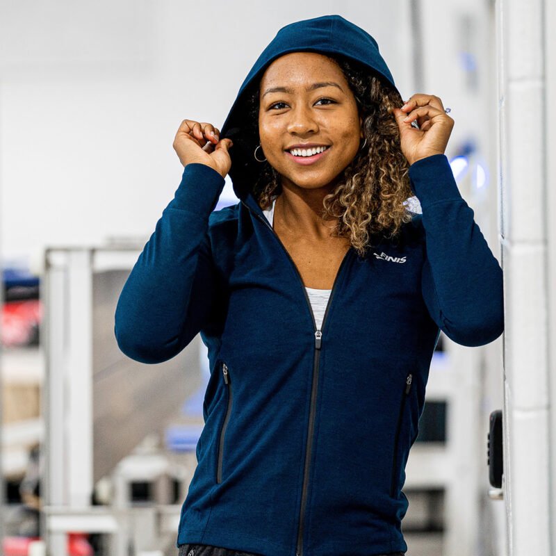 Campera Deportiva Mujer Finis Tech Jacket Xs - Imagen 3