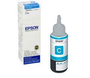 EPSON T664220 BOTELLA TINTA CYAN L200/210/220/355/555/1300