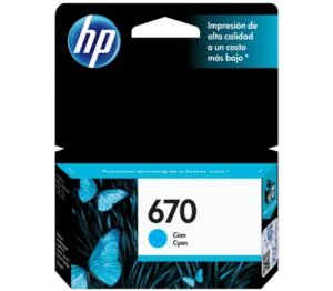 HP CZ114AL (670) CYAN 3525/4615/4625/5525/6525 300 COPIAS