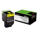 Lexmark Toner 80c8sy0 Amarillo Cx310/410/510 2.000 Copias
