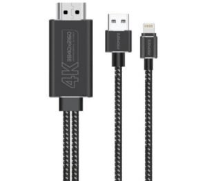 PROMATE MEDIALINK-LT CABLE LIGHTNING A HDMI 4K C/CABLE USB 1.8M (O)