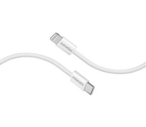 PROMATE ECOLINE-CI120.WHITE CABLE USB-C A LIGHTNING 27W 1.2M