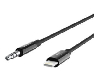 BELKIN AV10172BT03-BLK CABLE 3.5 A LIGHTNING 0.9M (D)