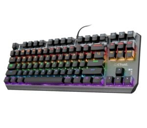 TRUST 24407 TECLADO GXT834 CALLAZ GAMING TKL MECANICO BLACK