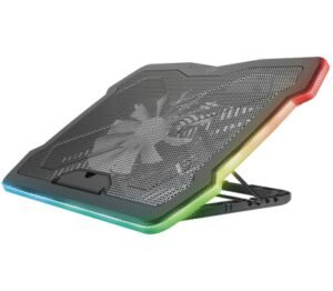 TRUST 24192 LAPTOP COOLING STAND GXT1126 AURA C/LED BLACK