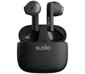 SUDIO A1BLK EARPHONES A1 TWS MIDNIGHT BLACK