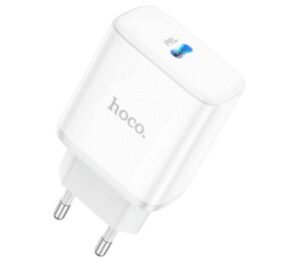 Hoco C104a Cargador De Pared Usb-c 3.0 Eu S/cable 20w White