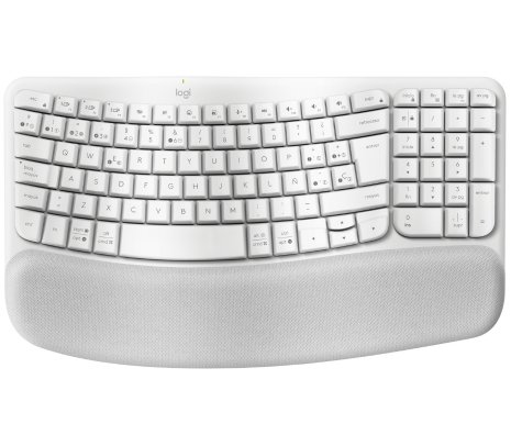Logitech 920-012279 Teclado Wave Keys Off White Inal+bt