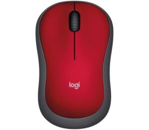 Logitech 910-003635 Mouse M185 Rojo Inalambrico