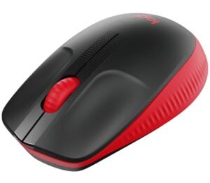 Logitech 910-005904 Mouse M190 Rojo Inalambrico