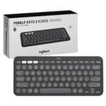 Teclado Logitech K380S Pebble Keys 2 bluetooth grafito