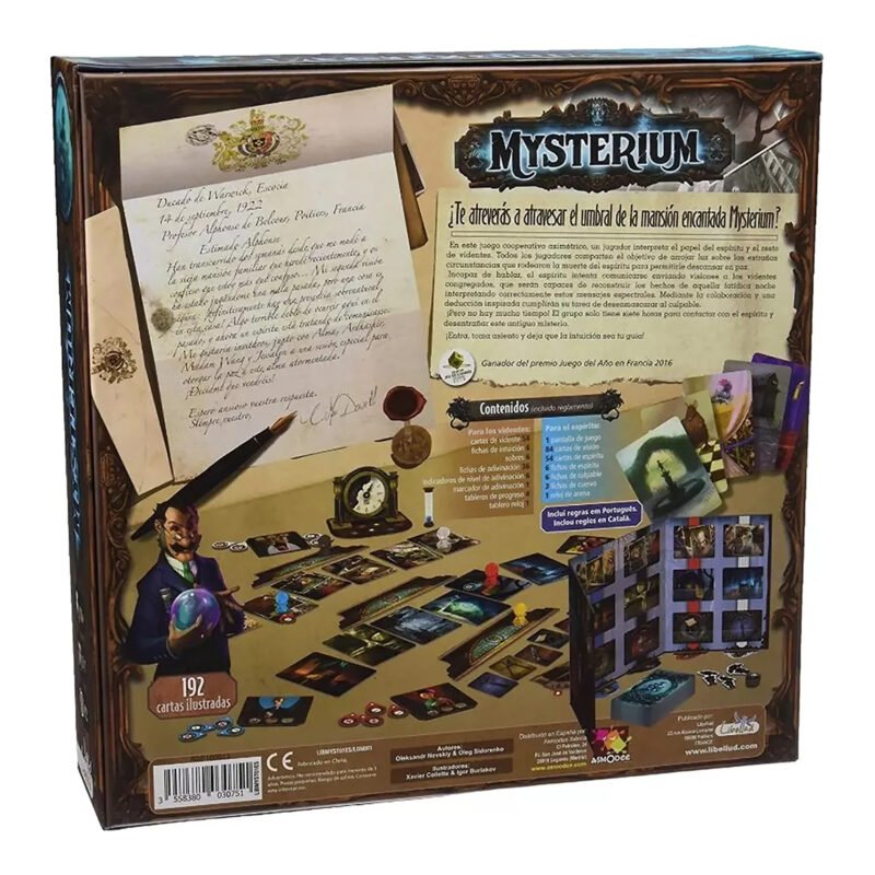 Juego De Mesa Libellud Mysterium +10