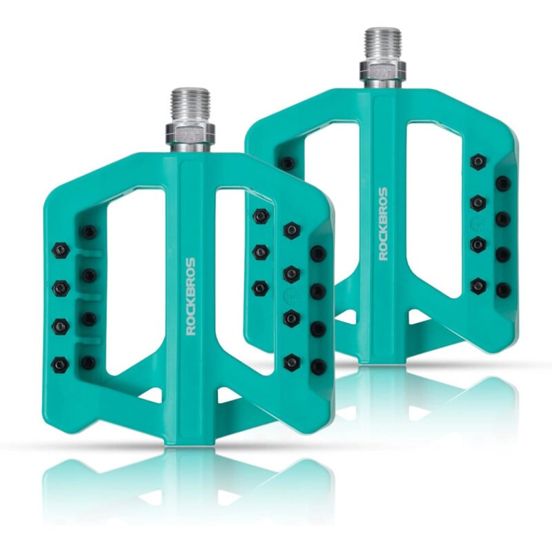 Pedales Para Bicicleta Mtb Antideslizantes Anchos - Imagen 2