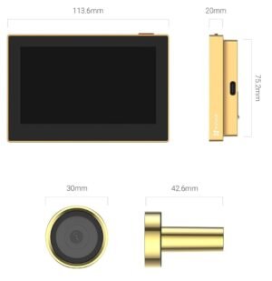 Videoportero Ezviz CS-HP2 (2MP) Golden