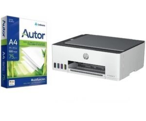 Impresora multifuncion HP Smart Tank 520 + resma A4
