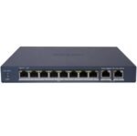 Switch PoE Hikvision 10 puertos gigabit 60w admin.