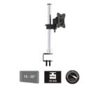 Soporte cromado de escritorio para monitor hasta 27""
