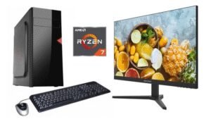 Combo equipo AMD Ryzen 7 + Monitor 24" nuevos!