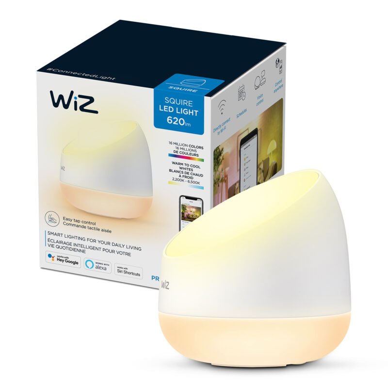 Lámpara Led Inteligente Philips Wiz Squire 9W Blanco Y Color - Imagen 6