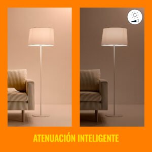 Lámpara Led Inteligente Philips Wiz Squire 9W Blanco Y Color