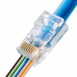 Conectores De Paso CAT6 RJ45 Unno AD3099WT Pack x100