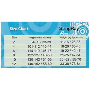 Traje Neopreno Stingray Core Aqua Sphere Niño 4