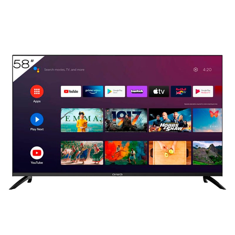 Smart Tv Aiwa 58'' Led Hdr 4k  Google TV Comando De Voz - Imagen 2
