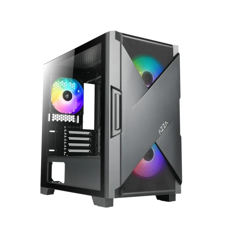Gabinete Compacto Azza Xander Csaz-150 Ventana Vidrio Templado - Imagen 5