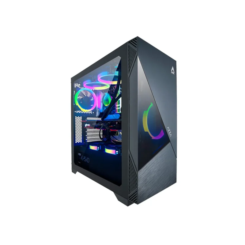 Gabinete Compacto Azza Eclipse Csaz-440 Ventana Vidrio Templado - Imagen 7
