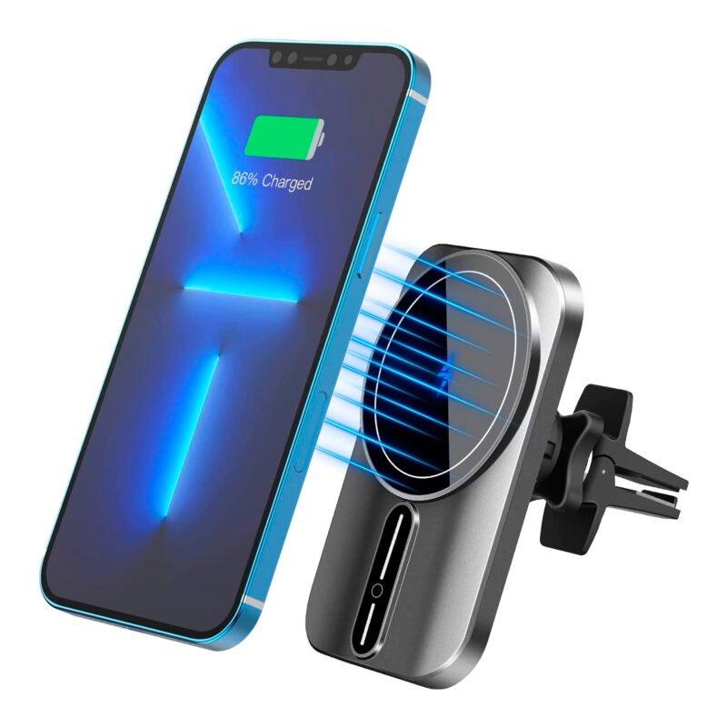 Cargador Magnético Inalámbrico QC3.0 360° - Imagen 6