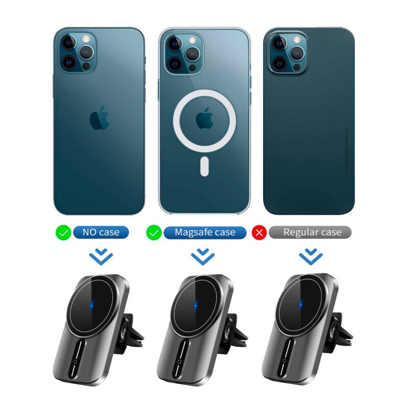 Cargador Magnético Inalámbrico QC3.0 360° - Imagen 2
