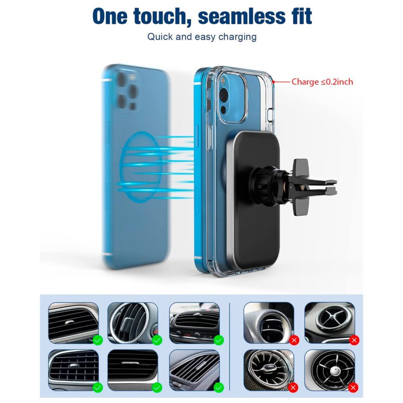 Cargador Magnético Inalámbrico QC3.0 360°