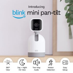 Cámara Int + Montaje Giratorio Blink Mini Visión Nocturna