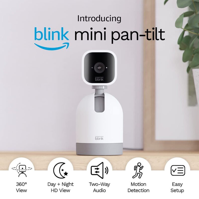 Cámara Int + Montaje Giratorio Blink Mini Visión Nocturna