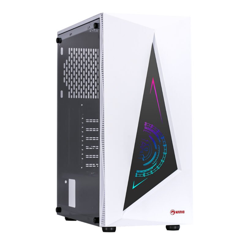 Gabinete Gaming Marvo Ca-119 Panel RGB Mid Tower Atx - Imagen 4