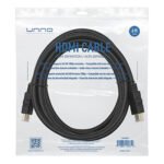 Cable Unno Hdmi 1,8m Soporta 1080p Compatible Con 3d