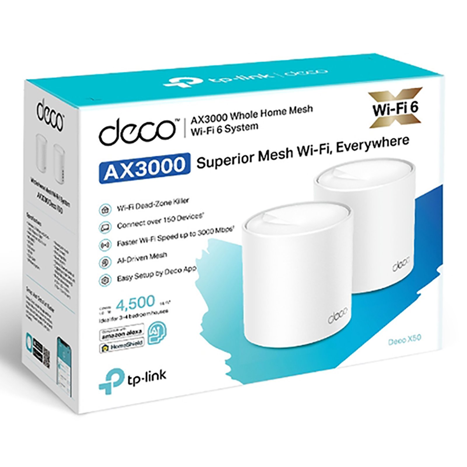 Access Point Tp-Link Deco X50 2,4ghz/5ghz Ax3000 Pack x2 - Imagen 6