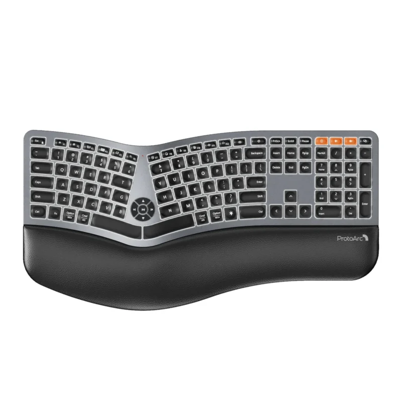 Teclado Ergonómico Bluetooth ProtoArc Ek01 Plus Retroiluminado - Imagen 5