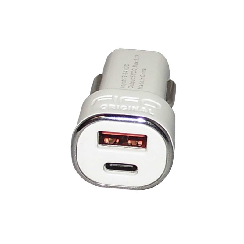 Cargador De Auto Fifo Usb C + Usb A