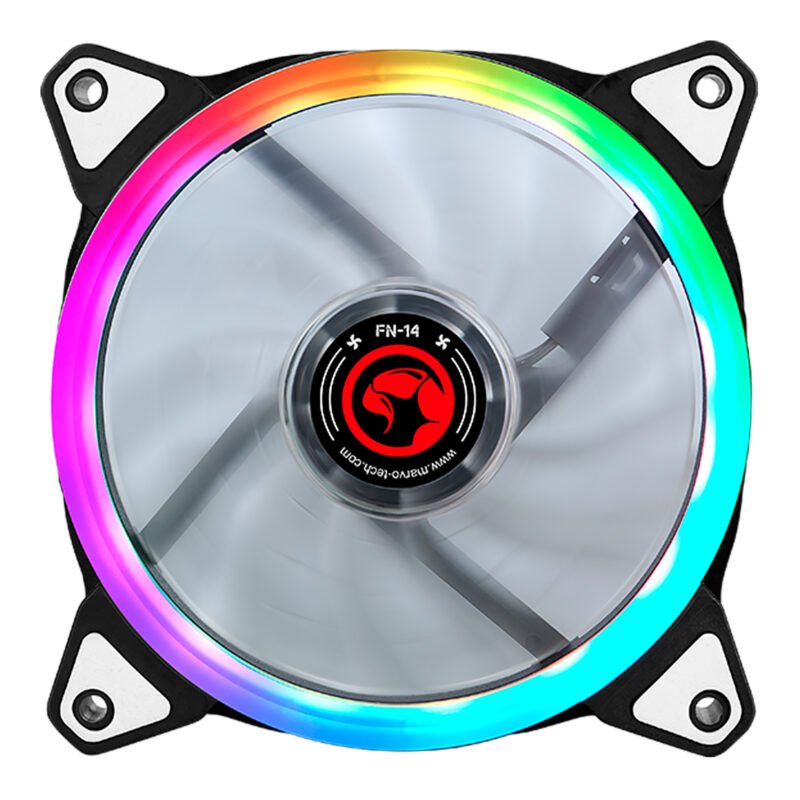 Ventilador Gaming Marvo Fn-14 RGB 110rpm - Imagen 2