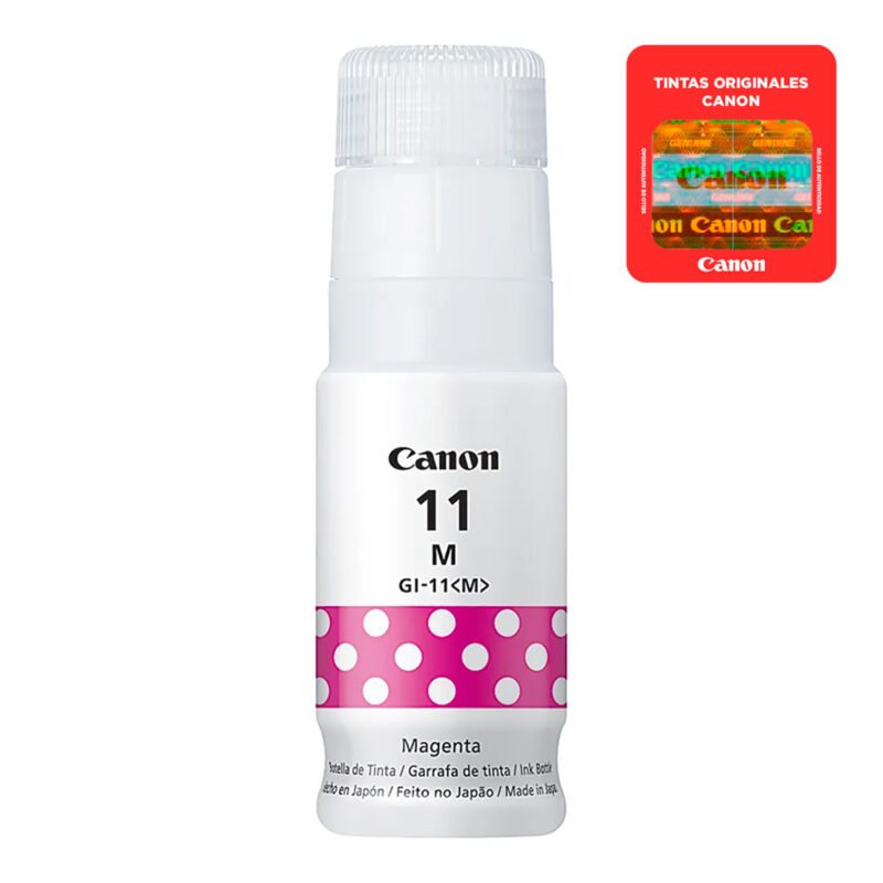Botella De Tinta Canon Magenta GI-11 M 70ml - Imagen 2