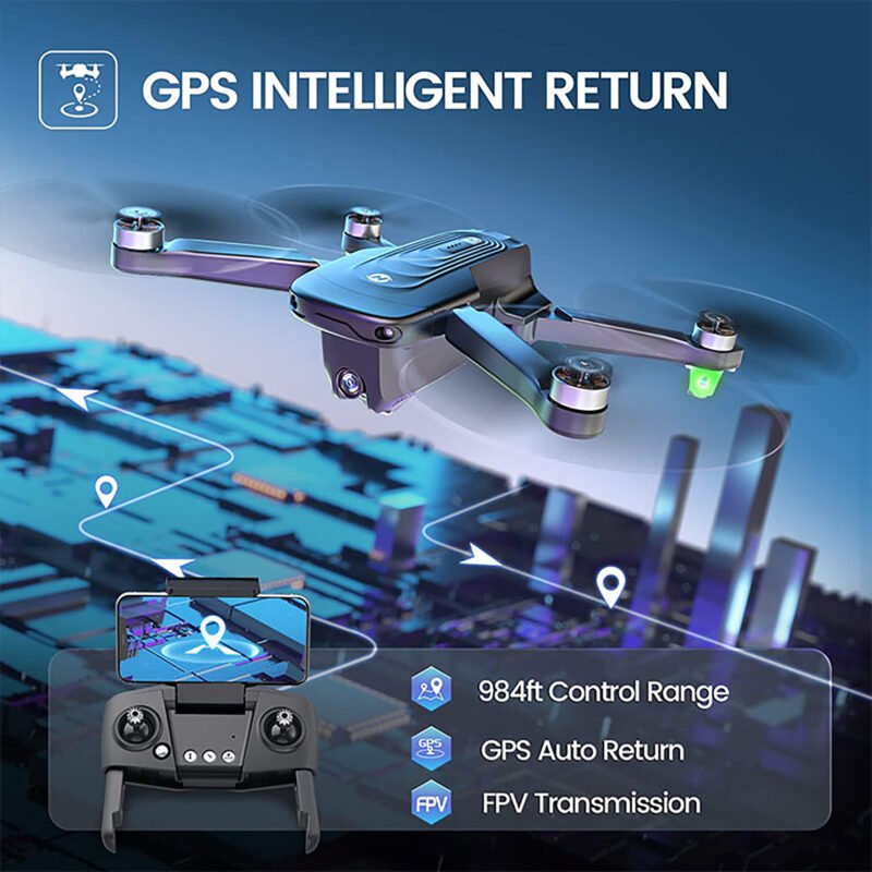 Drone Holy Stone Hs175d Gps 2k 23min 500m - Imagen 4