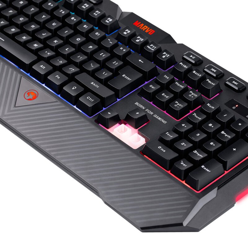 Teclado Gaming Marvo K656 Membrana Con Iluminación